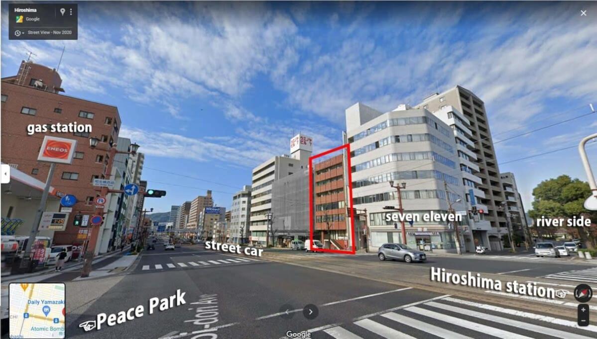 Bhotel Dai3Himawari - 2Br Good For 6Ppl Overlooking Peace Park With Wifi! هيروشيما المظهر الخارجي الصورة